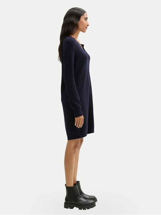 Tom Tailor Tom Tailor Rochie tricotată 1044536 Bleumarin Regular Fit