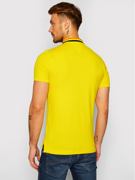 Tommy Jeans Tommy Jeans Polo Classics Tipped DM0DM09440 Jaune Slim Fit