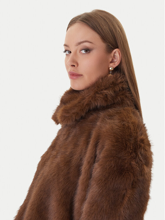 Bardot Bardot Futro 59474JB3 Brązowy Regular Fit