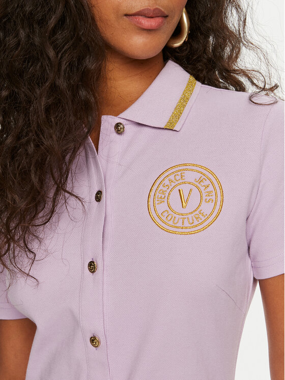 Versace Jeans Couture Versace Jeans Couture Kasdieninė suknelė 76HAOT03 Violetinė Regular Fit