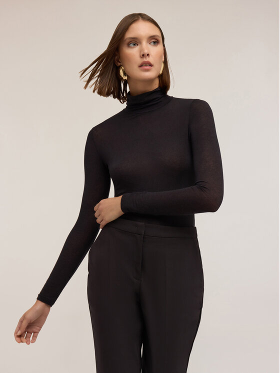 Motivi Motivi T-shirt G299W003333N033 Nero Regular Fit