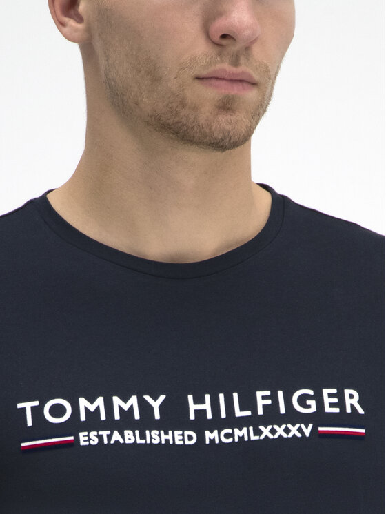 Tommy Hilfiger Tommy Hilfiger T-shirt MW0MW10812 Blu scuro Regular Fit