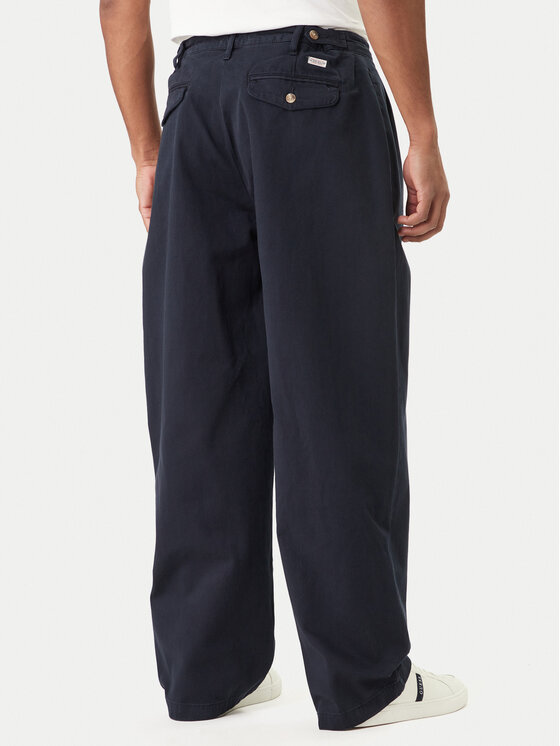 Guess Jeans Guess Jeans Штани з тканини M6RB59 WGCV1 Cиній Relaxed Fit