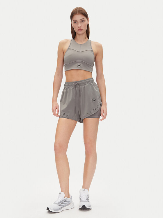 adidas by Stella McCartney adidas by Stella McCartney Felső Training JJ0120 Szürke Slim Fit