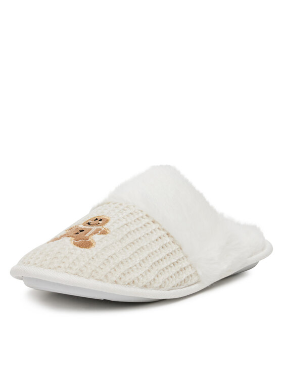 DeeZee DeeZee Παντόφλες Σπιτιού HHS-23W-3046 Λευκό