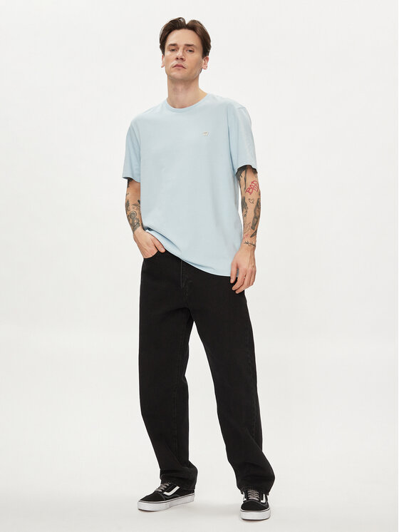 Wrangler Wrangler T-Shirt Sign Off 112350436 Modrá Regular Fit