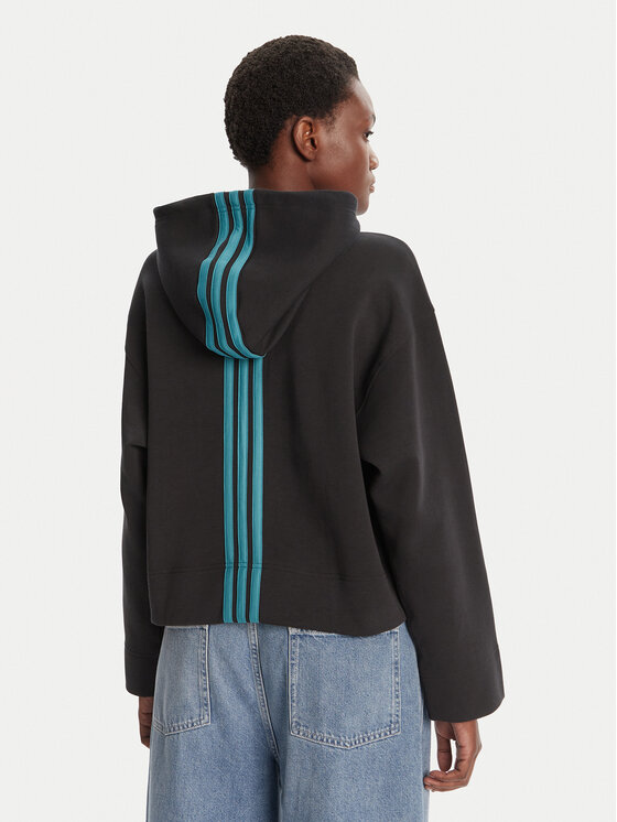 adidas adidas Bluza Farm JL8607 Czarny Loose Fit