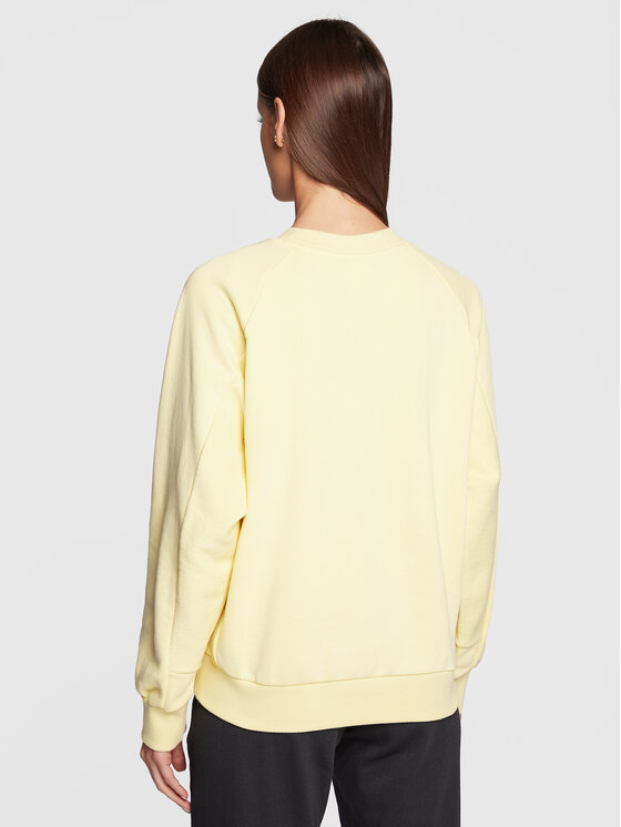 Felpa Athletics WT23501 Giallo Oversize