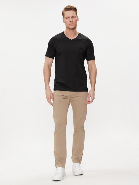 Calvin Klein Calvin Klein Marškinėliai Smooth K10K112507 Juoda Regular Fit