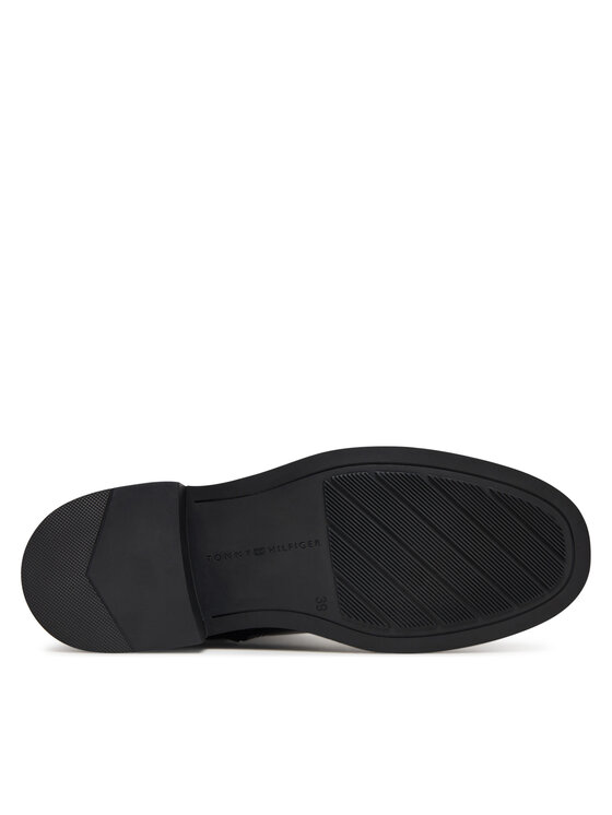 Tommy Hilfiger Tommy Hilfiger Stivali Th Minimal Abrasivato Long Boot FW0FW08979 Nero