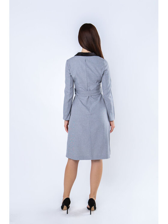 QUIOSQUE QUIOSQUE Každodenné šaty ASTA DRESS Sivá Regular Fit