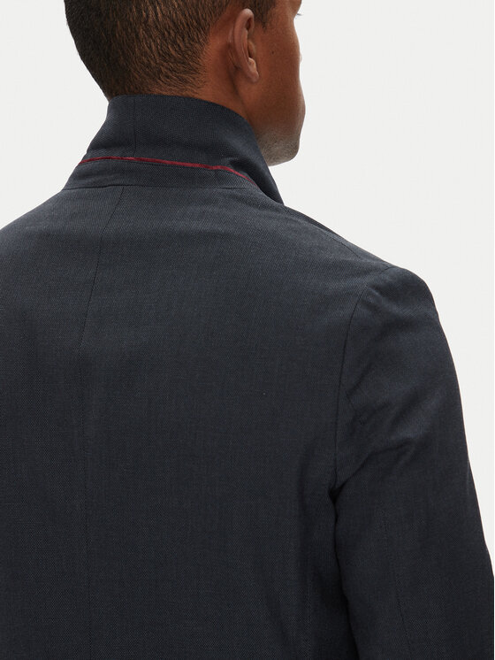 Tommy Hilfiger Tommy Hilfiger Sako MW0MW39743 Tmavomodrá Slim Fit