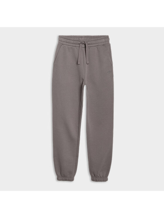 4F 4F Spodnie dresowe FJWAW25TTROM1245-22S Czarny Regular Fit