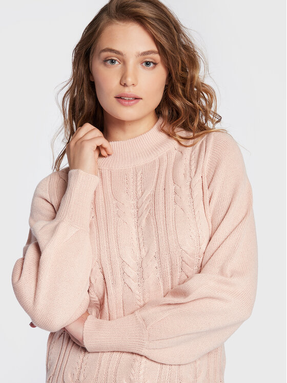 Brave Soul Brave Soul Πουλόβερ LK-286SAHARA Ροζ Regular Fit