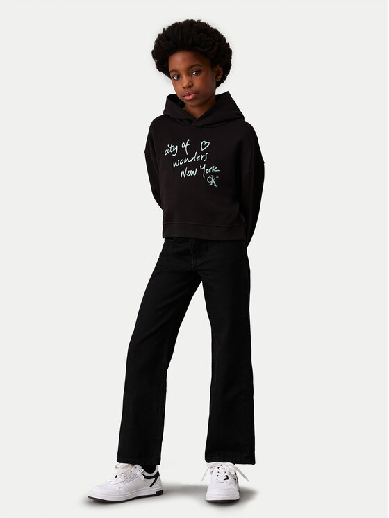 Calvin Klein Jeans Calvin Klein Jeans Džemperis City Graphic IG0IG02645 Juoda Regular Fit