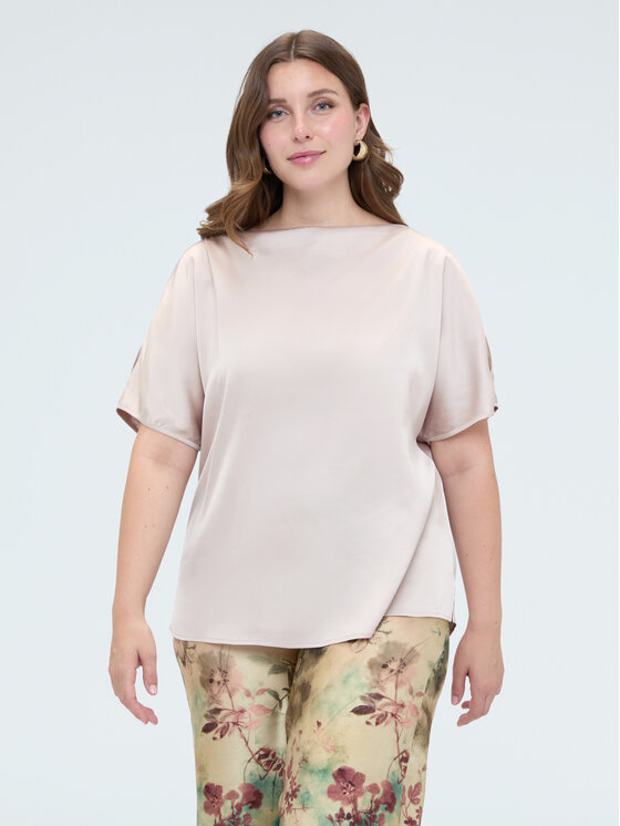Fiorella Rubino Fiorella Rubino Bluzka 2170T002562N006 Różowy Boxy Fit