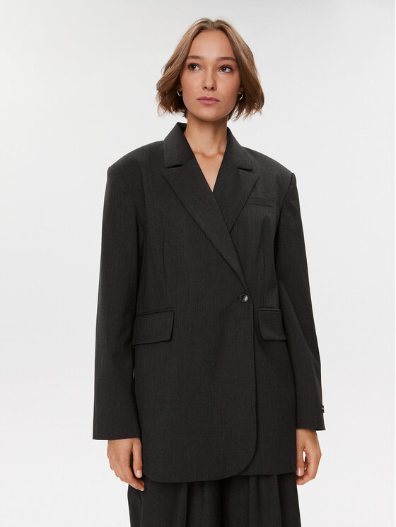 Herskind Herskind Sako Varner 4917958 Šedá Oversize