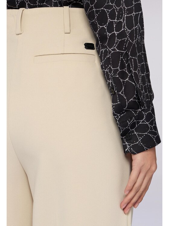 Trussardi Trussardi Pantaloni di tessuto P232A002303N002 Beige Over Fit