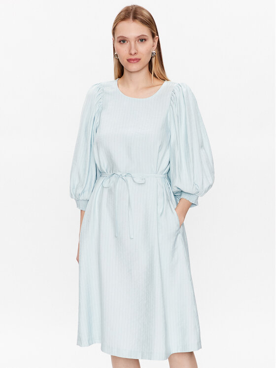 Moss Copenhagen Moss Copenhagen Haljina za svaki dan Joanita 17337 Svijetloplava Regular Fit