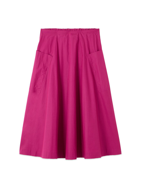 Oltre Oltre Spódnica midi 1001J000295N019 Różowy Regular Fit
