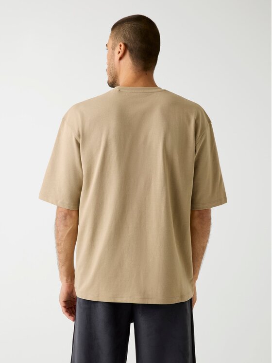 Guess Guess T-Shirt 178405 Brązowy Classic Fit