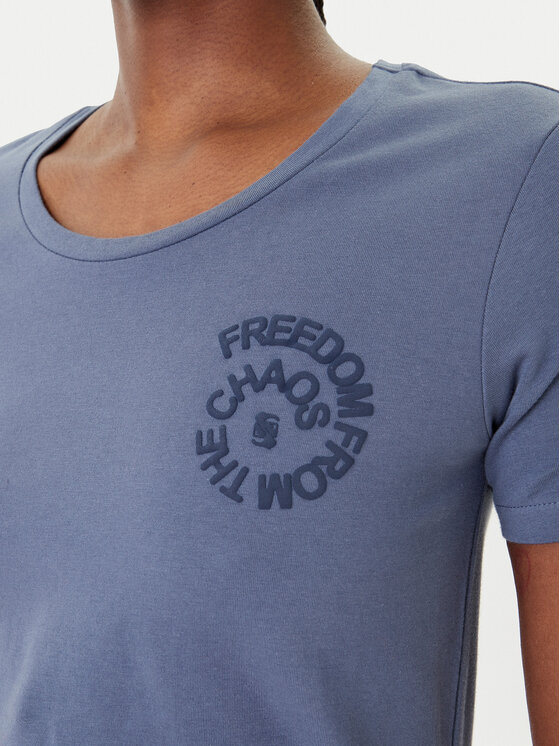 Quiksilver Quiksilver T-Shirt Lintah EQWZT03193 Μπλε Regular Fit