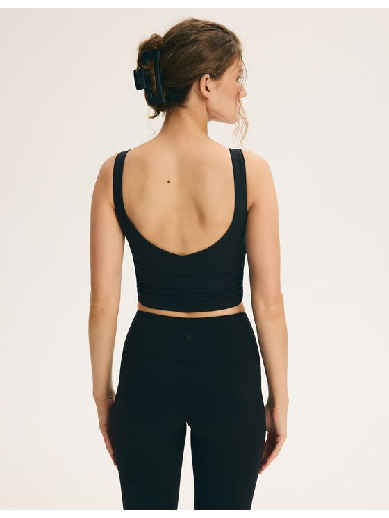 Esotiq Esotiq Top 46017 Czarny Regular Fit