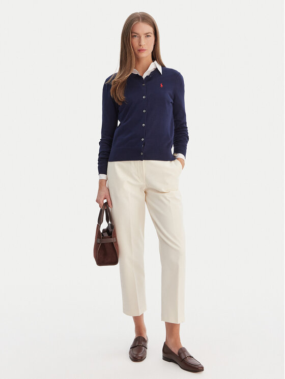 Polo Ralph Lauren Polo Ralph Lauren Kardigan 211971871004 Granatowy Slim Fit
