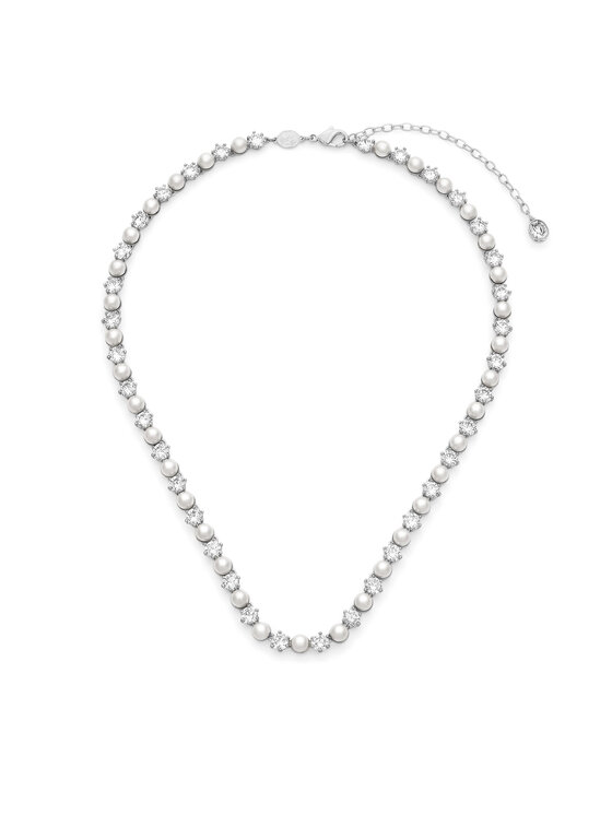 Swarovski Swarovski Комплект обеци, гривна и огърлица Matrix 5742040 Сребрист