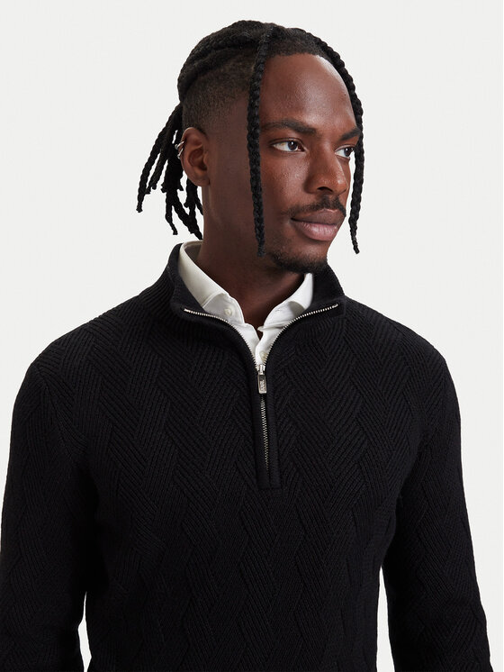 KARL LAGERFELD KARL LAGERFELD Sweter 655028 564308 Czarny Regular Fit