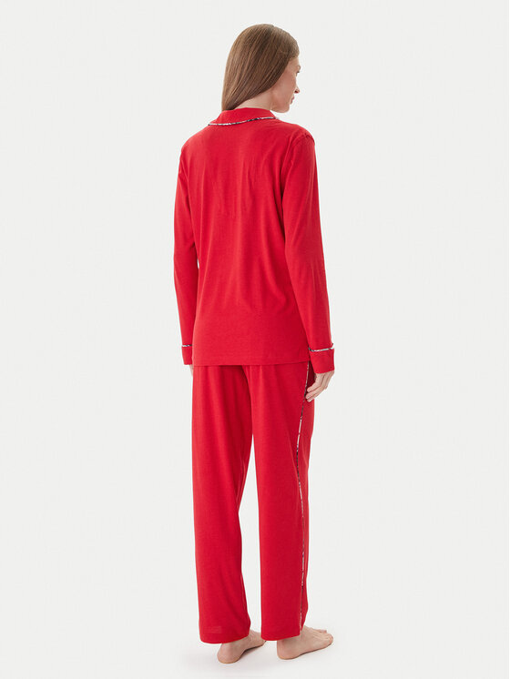 LAUREN RALPH LAUREN LAUREN RALPH LAUREN Пижама ILN72467F Червен Regular Fit