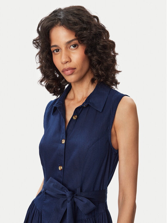 French Connection French Connection Haljina košulja Zaves 719T2 Tamnoplava Regular Fit