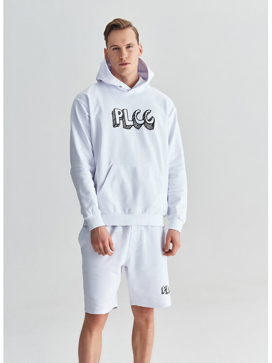 Pako Lorente Pako Lorente Szorty sportowe C22SF-WS-00 Biały Oversize