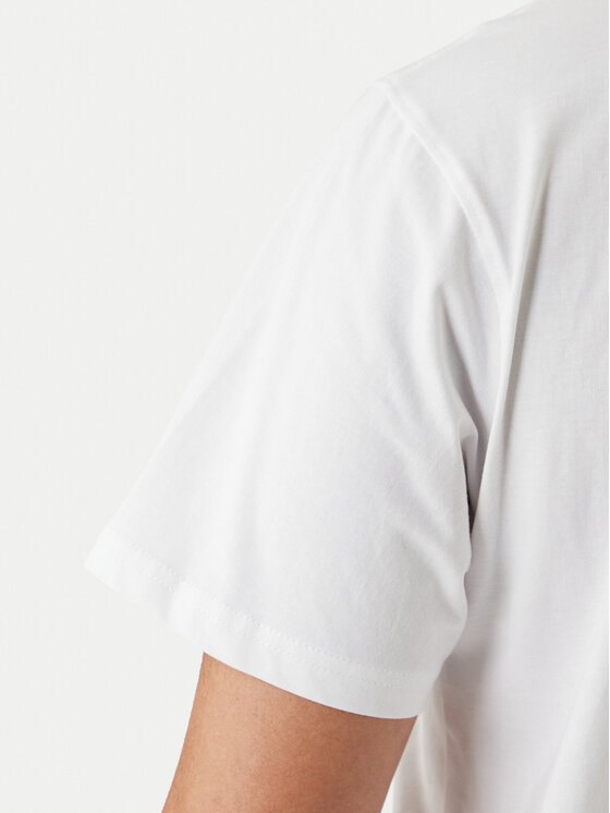 Hunter Hunter Тишърт Essentials HARM0085252 Бял Regular Fit