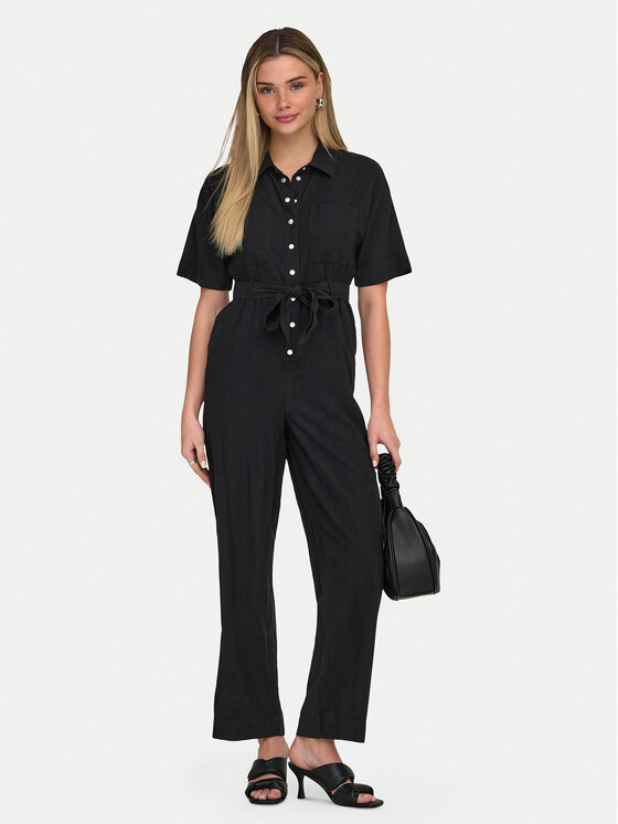 ONLY Salopetă Laris 15364151 Negru Regular Fit