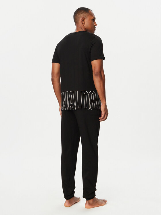 Cristiano Ronaldo CR7 Cristiano Ronaldo CR7 Πιτζάμα 8730-4401 Μαύρο Regular Fit