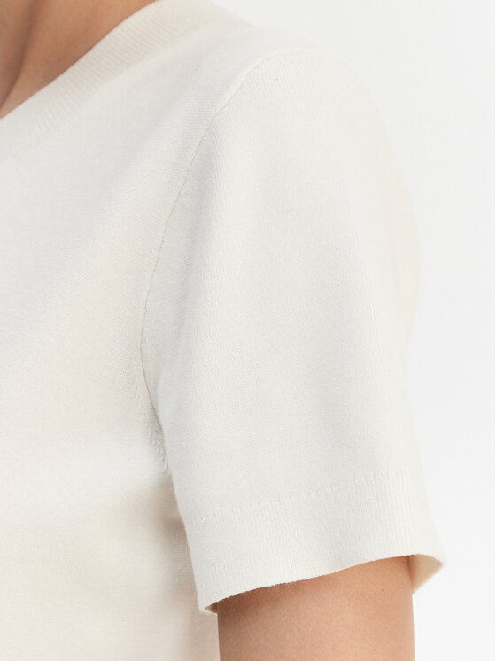 Calvin Klein Calvin Klein Tričko LV147E303G Écru Regular Fit