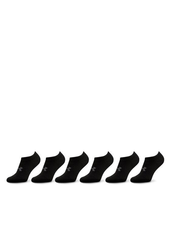 Under Armour Șosete joase Ua Essential No Show 6Pk 1382611-001 Negru