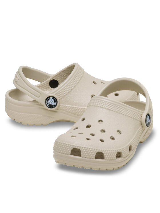 Crocs Crocs Klapki Classic Clog T 206990 Beżowy