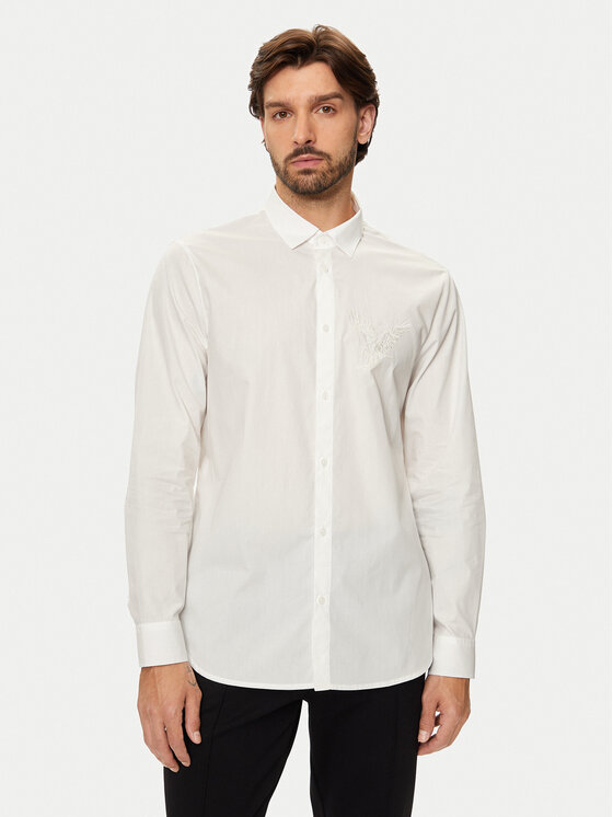 Armani Exchange Košeľa 6DZC10 ZNXLZ 1116 Biela Slim Fit