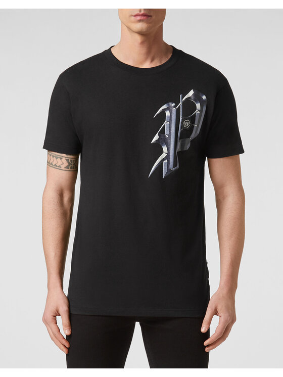 PHILIPP PLEIN PHILIPP PLEIN T-Shirt 901 Černá Regular Fit