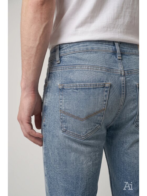 Cross Jeans Cross Jeans Jeansy F 194-775 Niebieski Straight Leg