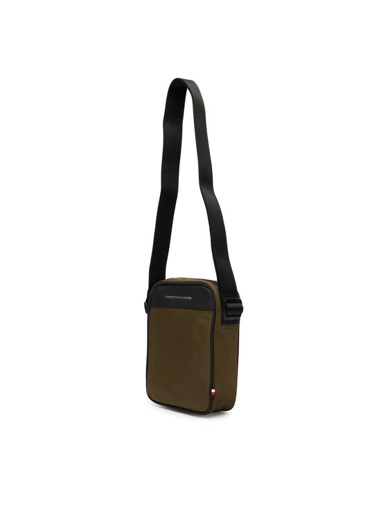 Tommy Hilfiger Tommy Hilfiger Geantă crossover Th Repreve Mini Reporter AM0AM14150 Verde