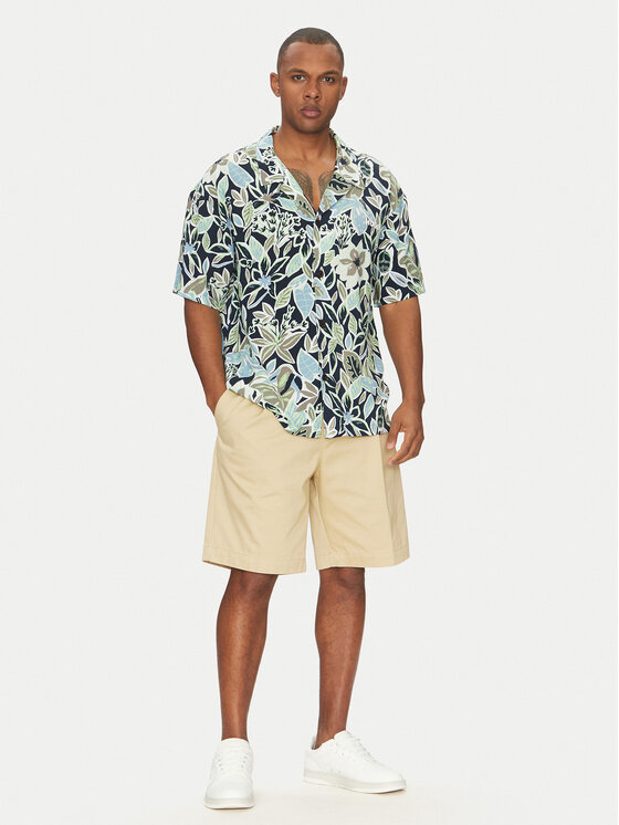 HUGO HUGO Košeľa Beach 50540065 Tmavomodrá Regular Fit