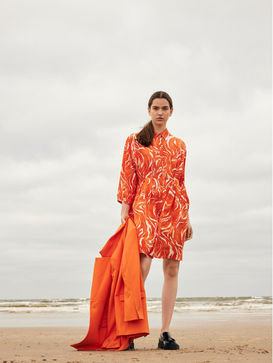 Selected femme 2024 orange dress