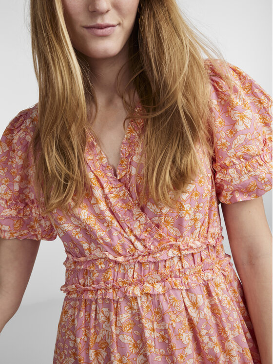 YAS YAS Kleid für den Alltag 26029909 Rosa Regular Fit