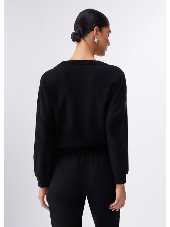 Liu Jo Liu Jo Felpa TA6191FS00222222 Nero Regular Fit
