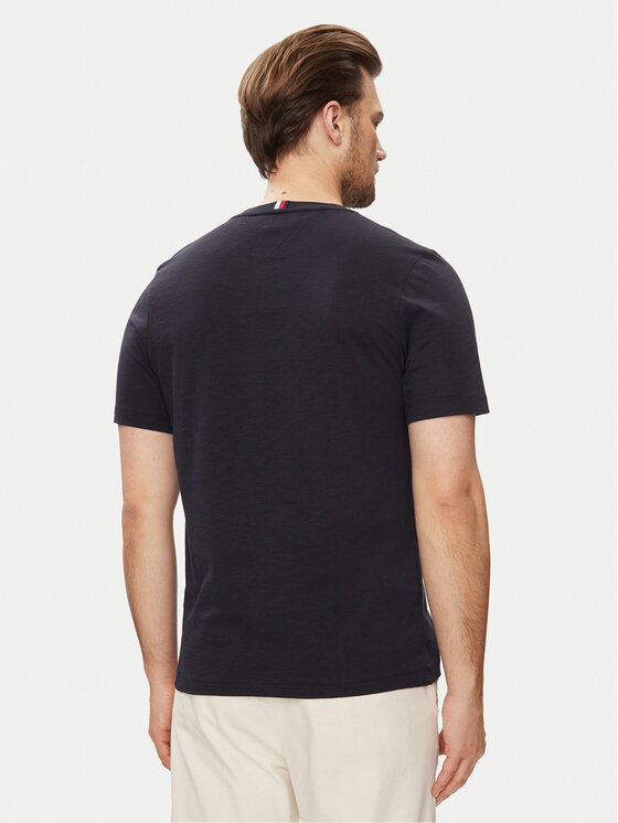 Tommy Hilfiger Tommy Hilfiger T-Shirt Arched MW0MW34432 Tmavomodrá Regular Fit