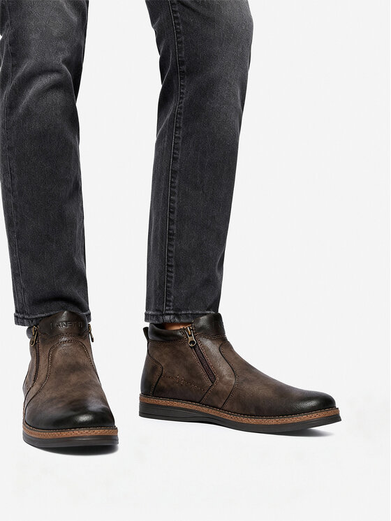 Lanetti Lanetti Stiefeletten CEO-MBS-CARDIFF-10 Braun