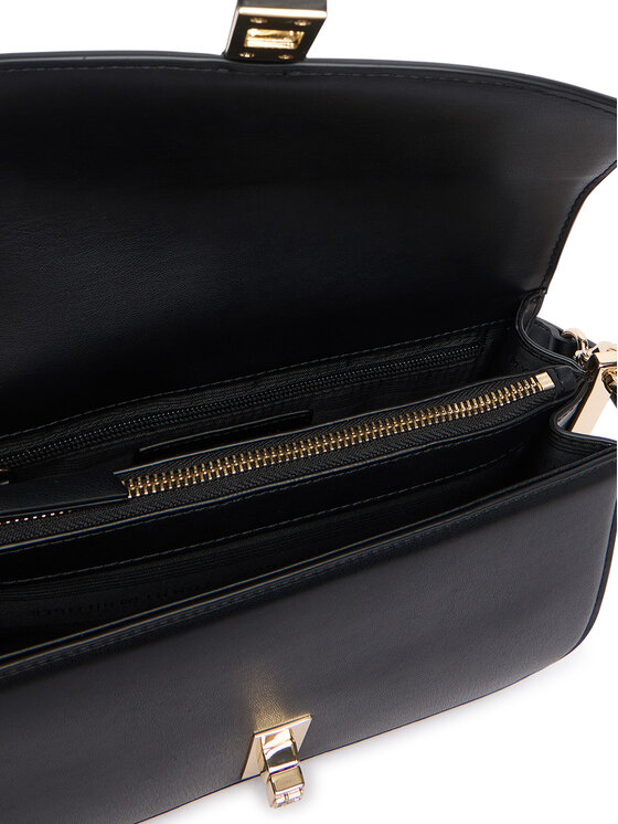 Tommy Hilfiger Tommy Hilfiger Дамска чанта Th Heritage Conv Crossover AW0AW19321 Черен